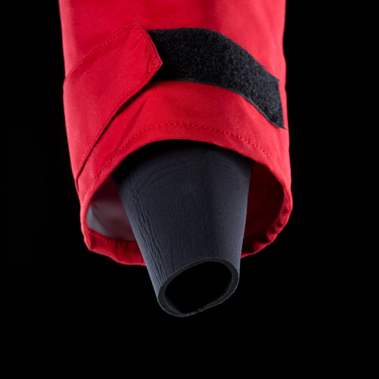 ION 2022 Drysuit HT Fuse Lightweight FZ dark olive/red/black - NEOPRENE_CUFFS