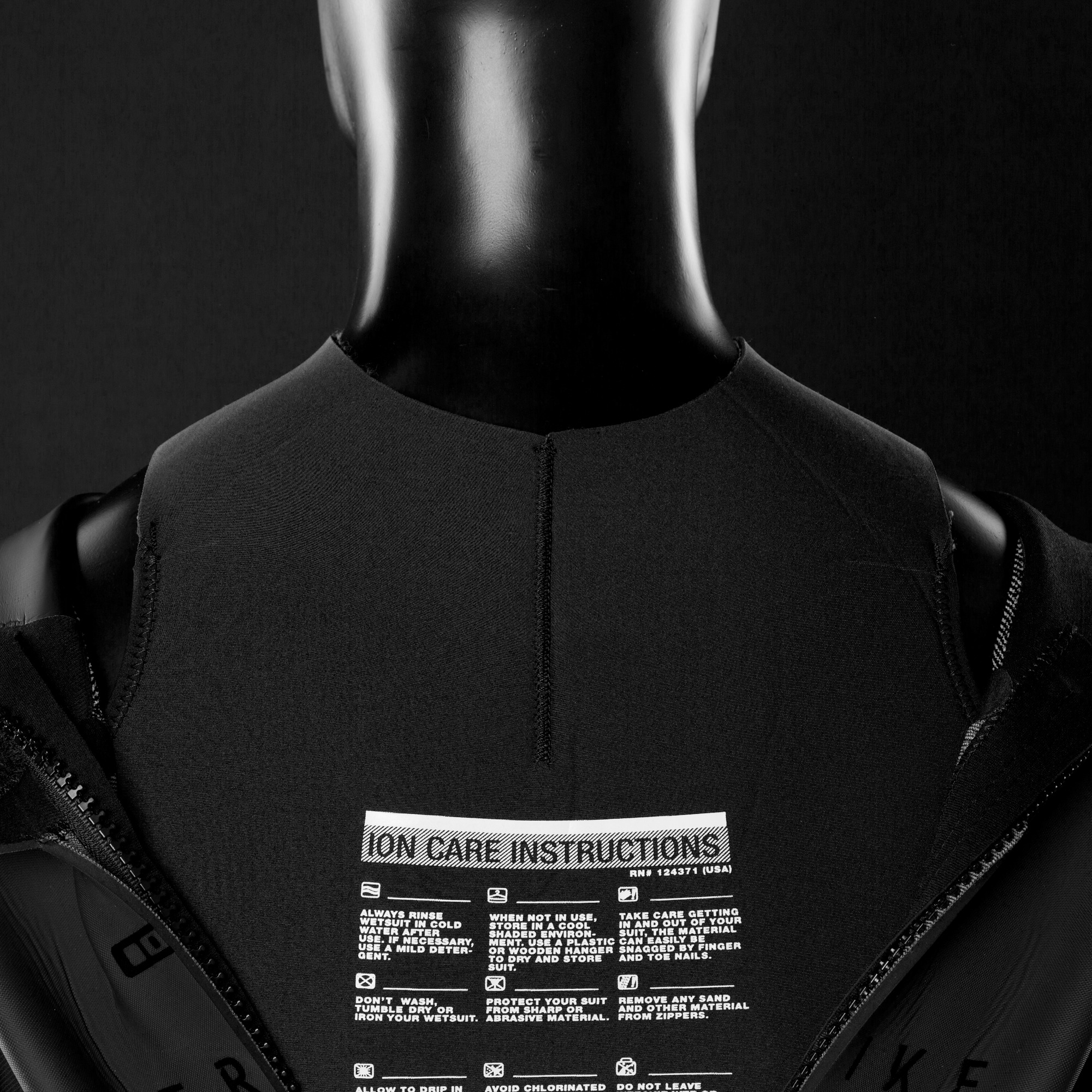 ION 2022 Men Wetsuit FL Element Overknee SS 3/2 BZ DL dark olive/white/black - WATER_GATE