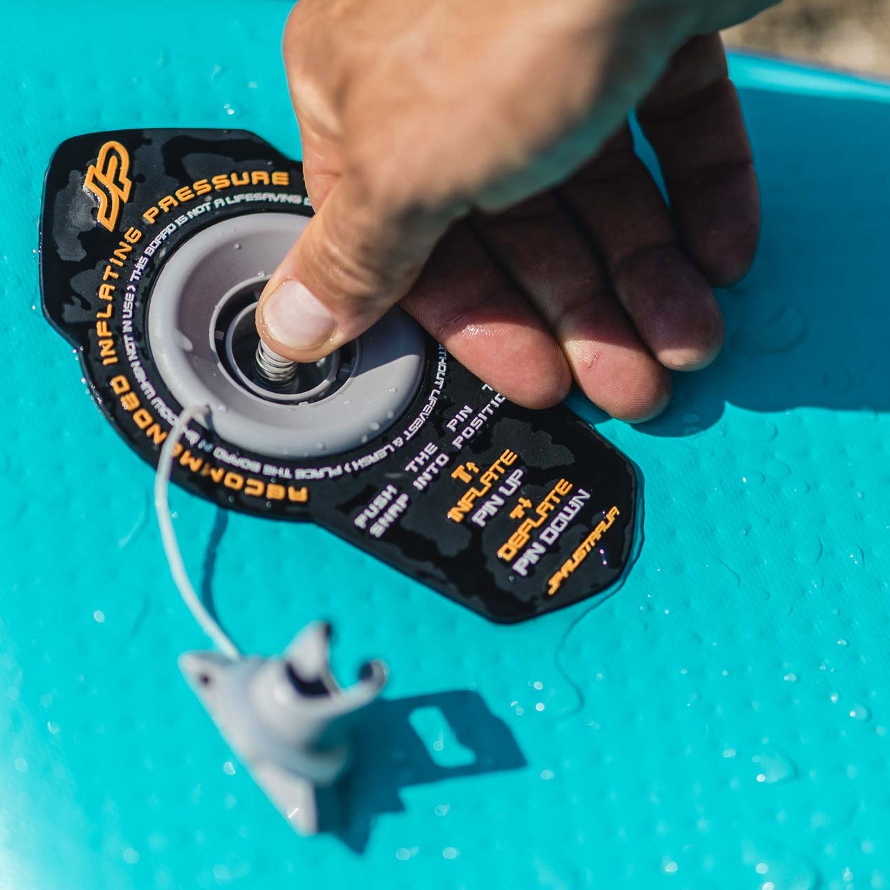 JP-Australia 2023 Inflatable SUP board AllroundAir SE 3DS - SIMPLE OPERATION INFLATION VALVE