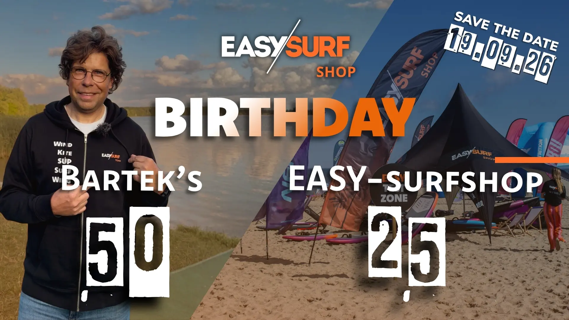 EASY SURF FEST 2026 — 25 years of EASY-surfshop and Bartek's 50th birthday