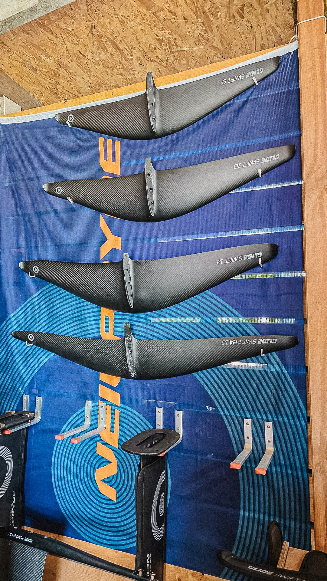NeilPryde Glide Swift front wings at EASY Test Center