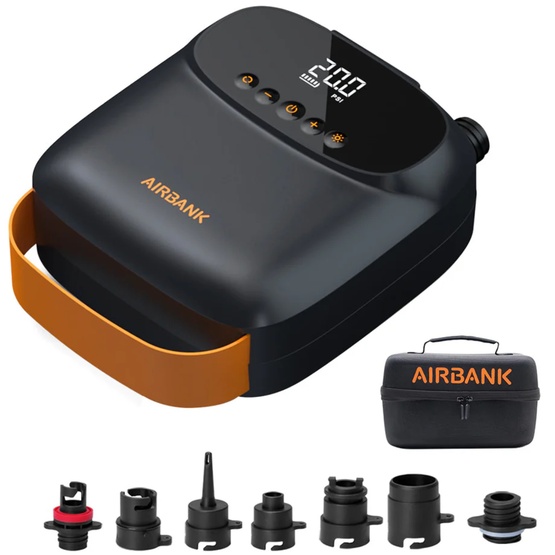 Pompka elektryczna AIRBANK Puffer Pro do kite, wing, SUP - 20 PSI