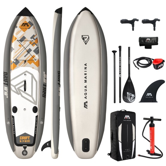 Inflatable SUP board Aqua Marina Fishing Drift 10'10 with paddle