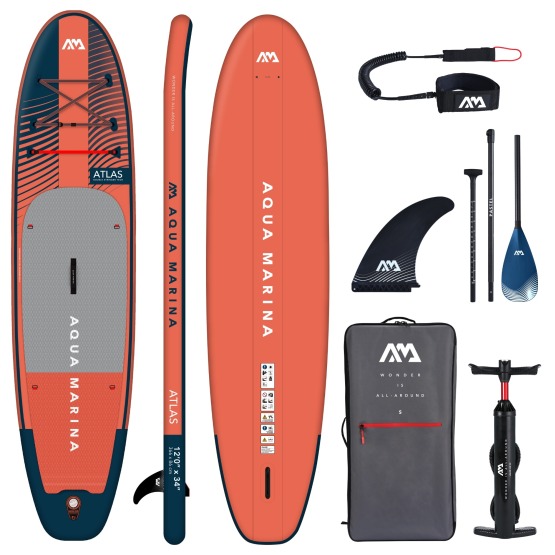 Inflatable SUP board Aqua Marina Atlas 12'0 with paddle