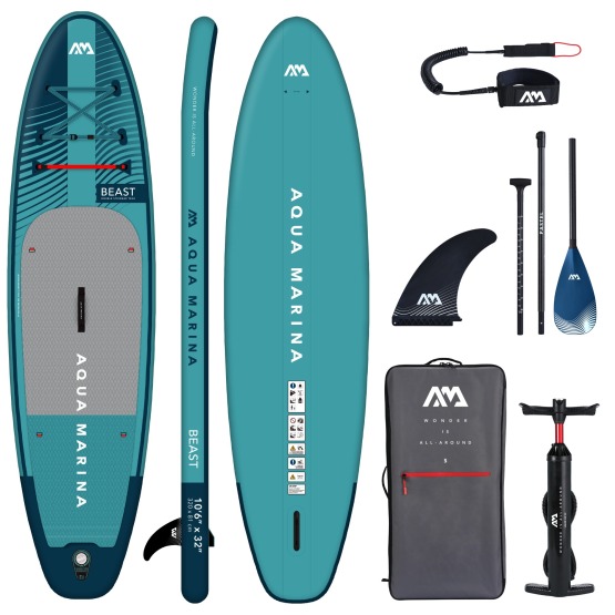 Inflatable SUP board Aqua Marina Beast 10'6 with paddle