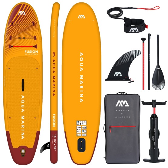 Inflatable SUP board Aqua Marina Fusion 10'10 with paddle