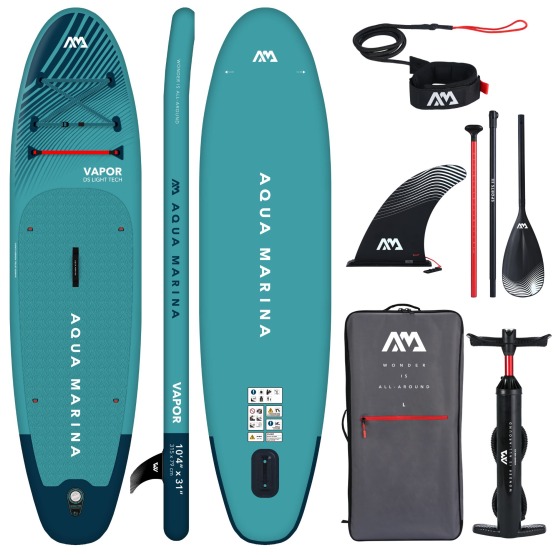 Inflatable SUP board Aqua Marina Vapor 10'4 with paddle