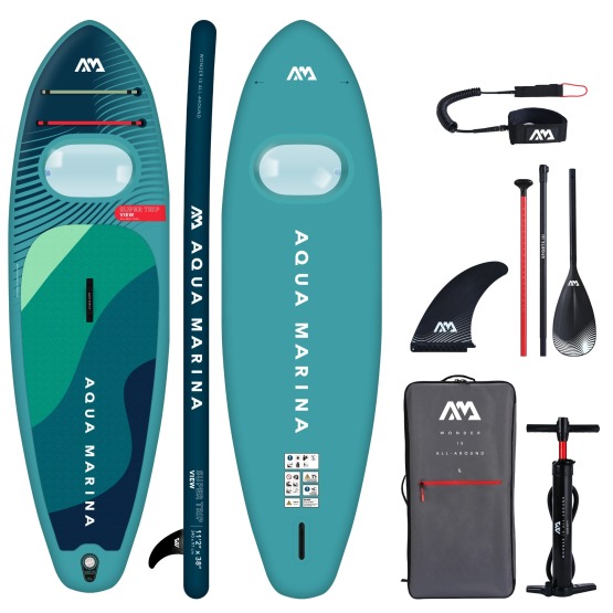 Inflatable SUP board Aqua Marina Super Trip View 11'2 with paddle