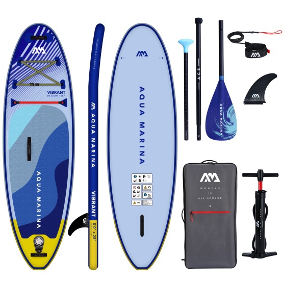 Inflatable SUP board Aqua Marina Vibrant 8'0 with paddle