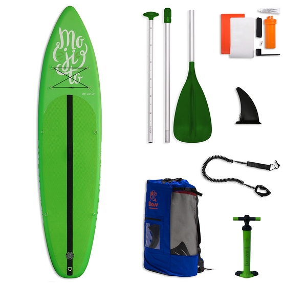 BASS Inflatable SUP board MOJITO 10'6 with paddle