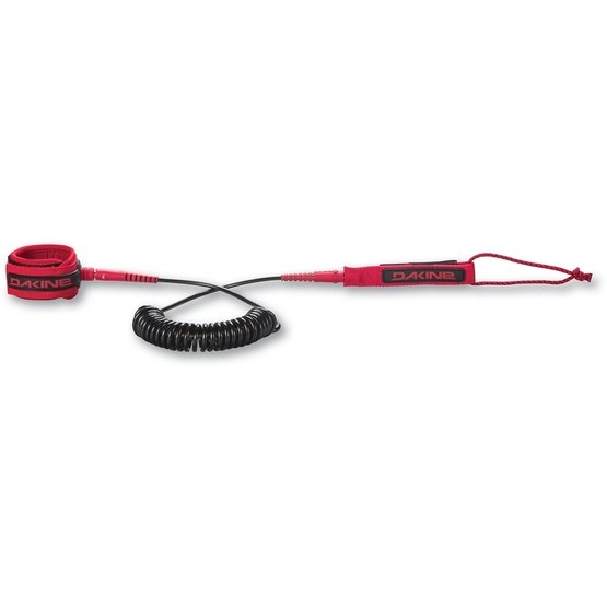 DAKINE Leash Sup 10'X5/16" Coiled Ankle Racing Red