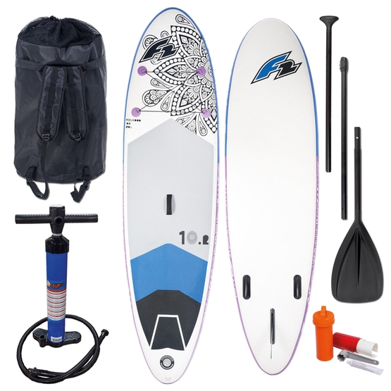F2 Inflatable SUP board Feelgood 10'2 woman + paddle