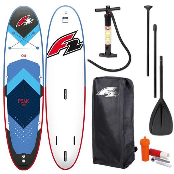Vervormen Drijvende kracht overeenkomst F2 Inflatable WindSUP board Peak Windsurf 10'8 + paddle - Price, Reviews -  EASY SURF Shop