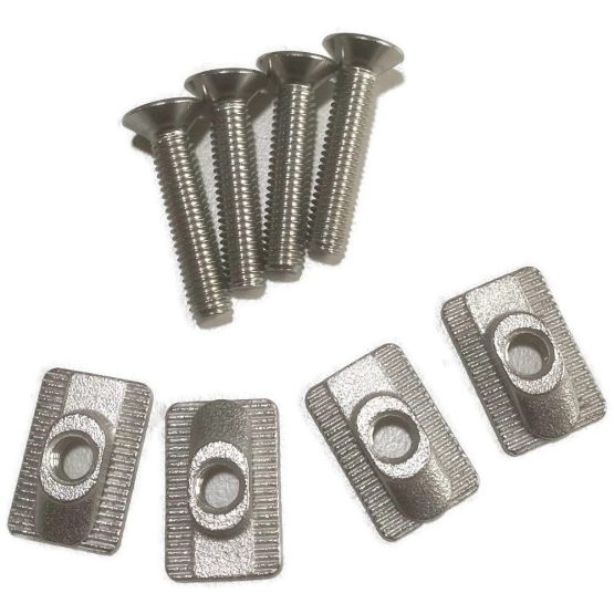 GA-FOIL 4x T-Nut/ Board mounting Screw Set (for Top Plate) 2022