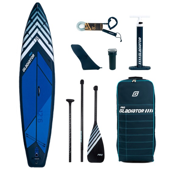 Inflatable SUP board Gladiator Pro Wide 12'6 with paddle