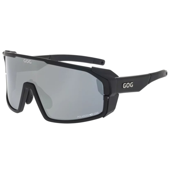 Sunglasses GOG Eyewear Outdoor Series Annapurna matt black - Polarized reflex silver lens