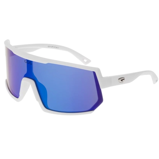 Sunglasses GOG Bike/Run Zeus matt white - Polarized reflex blue lens