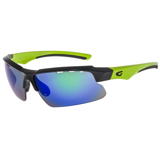 Sunglasses GOG Eyewear Bike/Run Faun black / green - Polycarbonate reflex green lens
