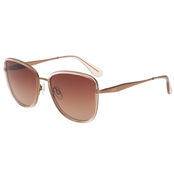 Sunglasses GOG Eyewear Lifestyle Series Isla cristal brown - Polarized gradient brown lens