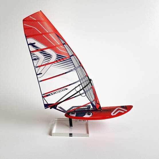 Model windsurfingowy: Severne Fox + Severne Mach 1 (Red/Blue)