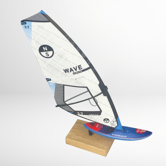 Windsurf model Starboard Ultra Carbon Board + North Sails Wave White