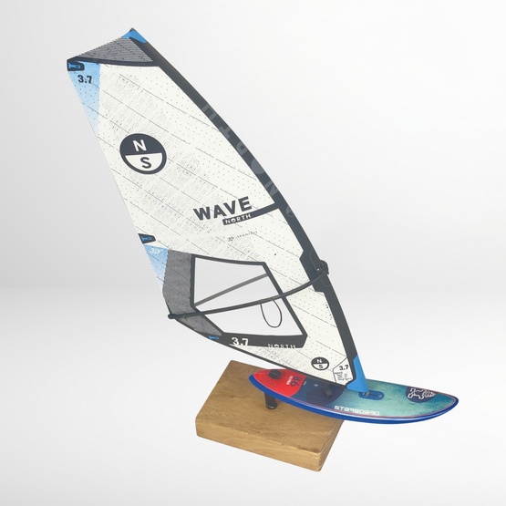 Model windsurfingowy Starboard Ultra Wood Board + North Sails Wave White