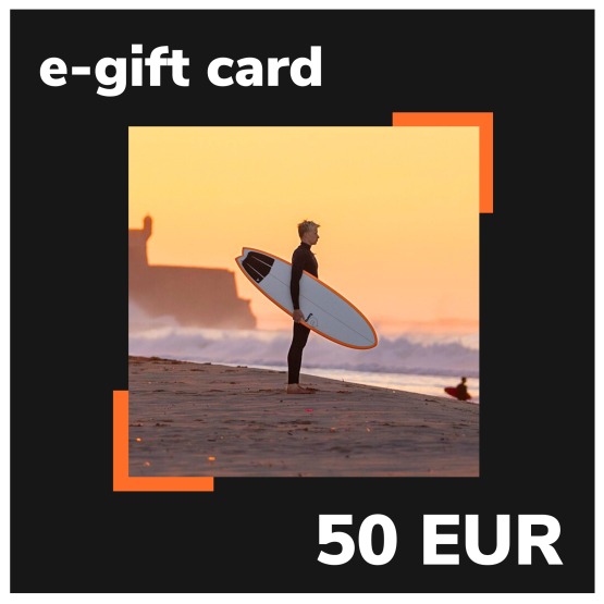 e-Gift card EASY-surfshop 50 EUR - Surfing theme (sent by e-mail)