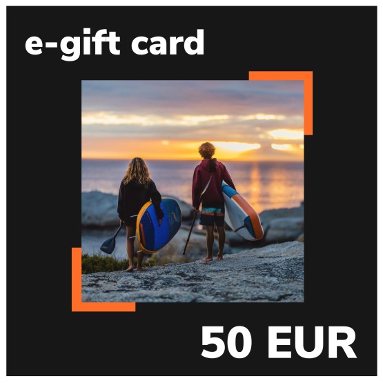 e-Gift card EASY-surfshop 50 EUR - SUP theme (sent by e-mail)