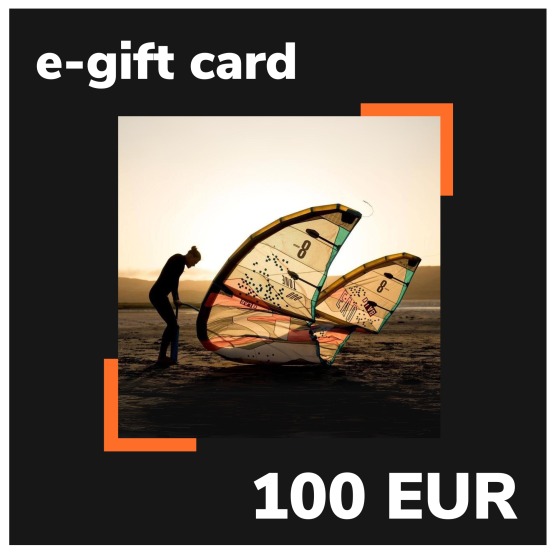 e-Gift card EASY-surfshop 100 EUR - Kitesurfing theme (sent by e-mail)