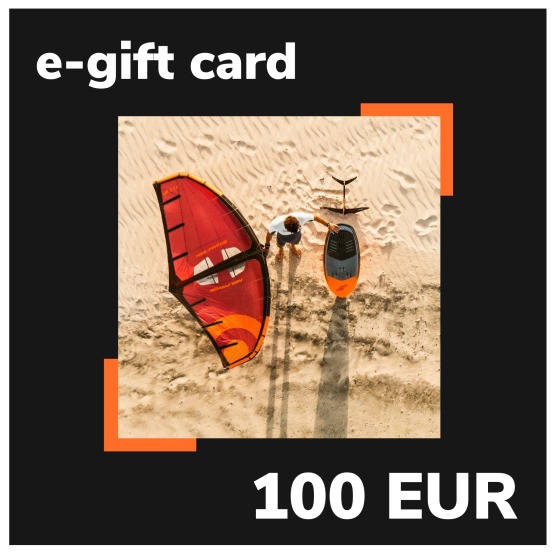e-Gift card EASY-surfshop 100 EUR - Wing Foiling theme (sent by e-mail)