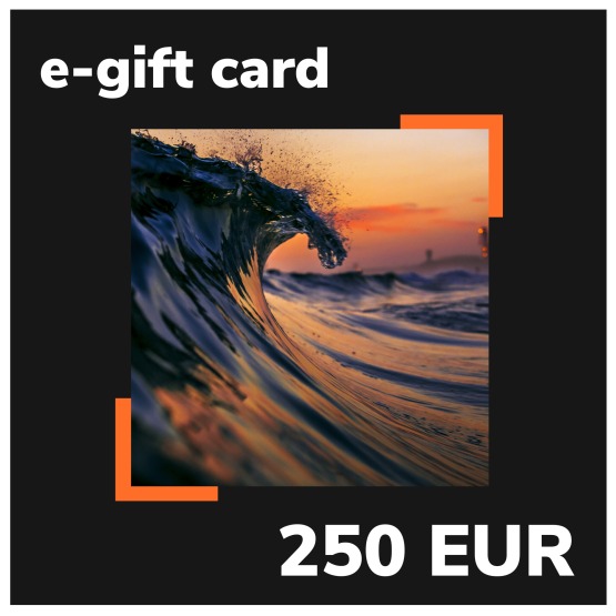 e-Gift card EASY-surfshop 250 EUR (sent by e-mail)