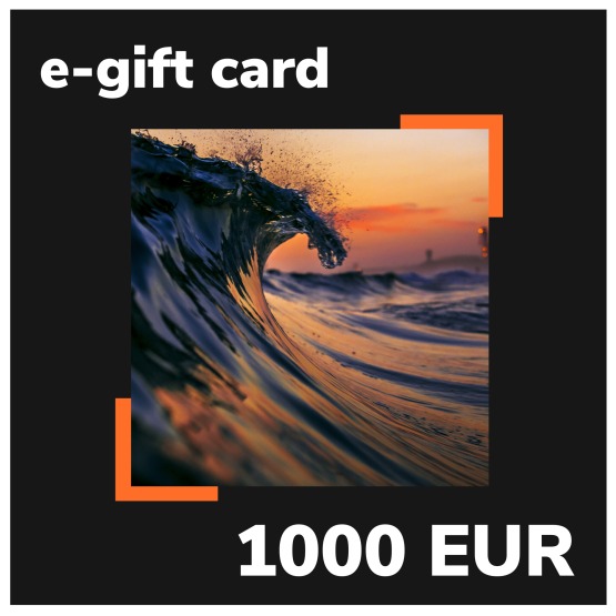 e-Gift card EASY-surfshop 1000 EUR (sent by e-mail)