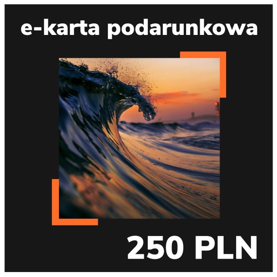 e-Karta podarunkowa EASY-surfshop 250 PLN (wysyłana na e-mail)