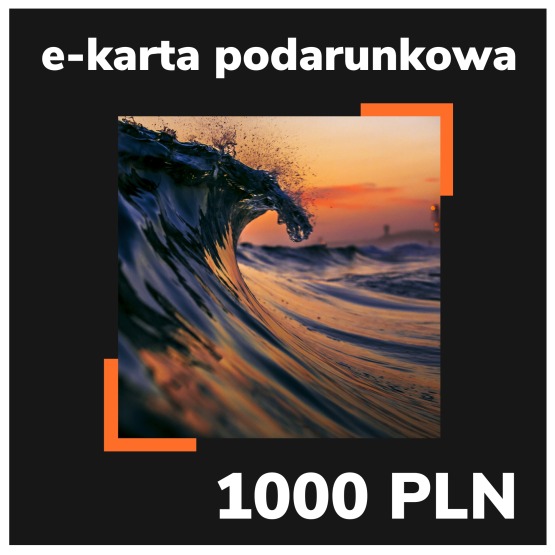 e-Karta podarunkowa EASY-surfshop 1000 PLN (wysyłana na e-mail)