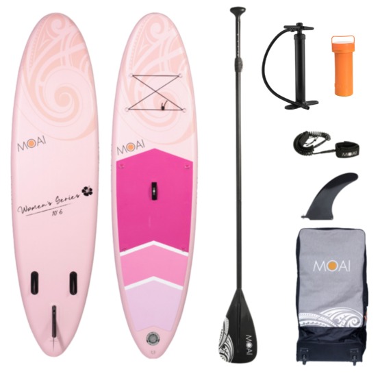 Inflatable SUP board Moai Allround Women 10'6 with paddle