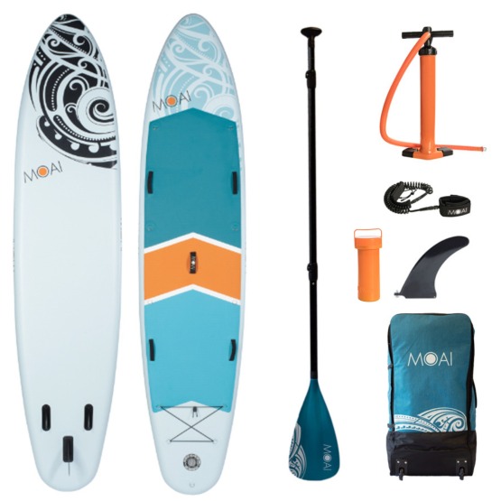 Inflatable SUP board Moai Multi-person 12'4 with paddle