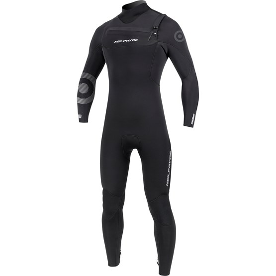 NEILPRYDE Mens wetsuit Cortex Fullsuit 5/4/3 FZ DL black