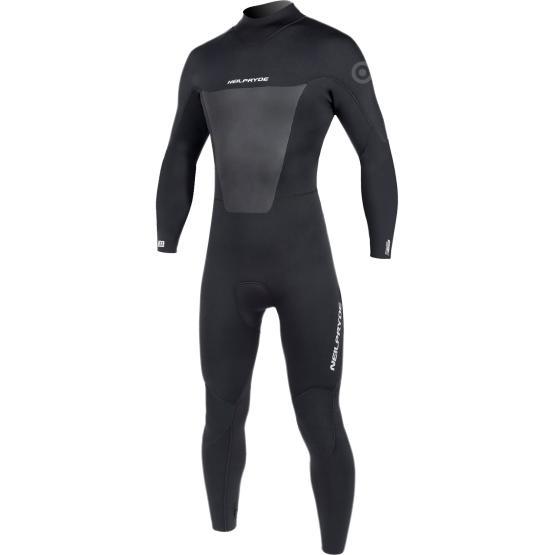 NEILPRYDE Mens wetsuit FL Rise Fullsuit 3/2 BZ DL black