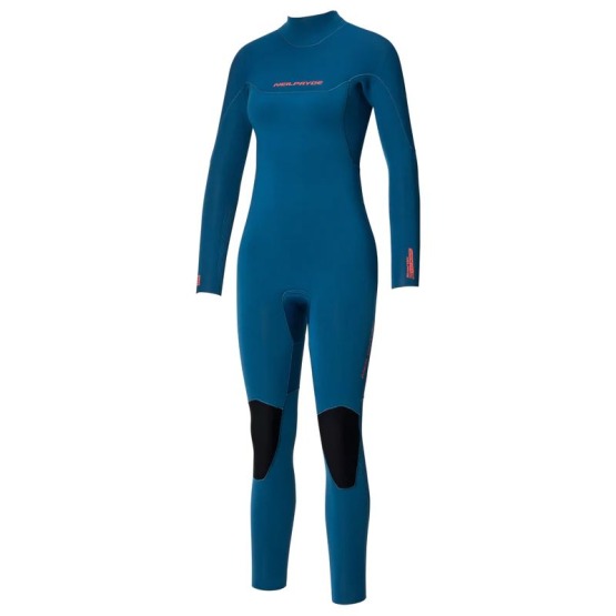 NEILPRYDE Women Wetsuit Serene Fullsuit 5/4/3 BZ C2 Petrol blue / coral