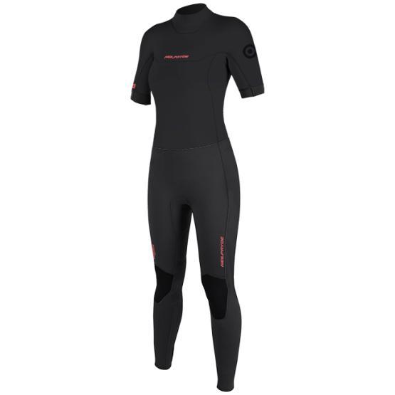 NEILPRYDE Womens wetsuit Spark S/S Steamer 3/2 BZ DL black