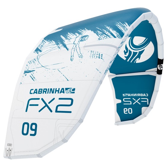 Latawiec kitesurfingowy Cabrinha FX2 2024 white / aqua