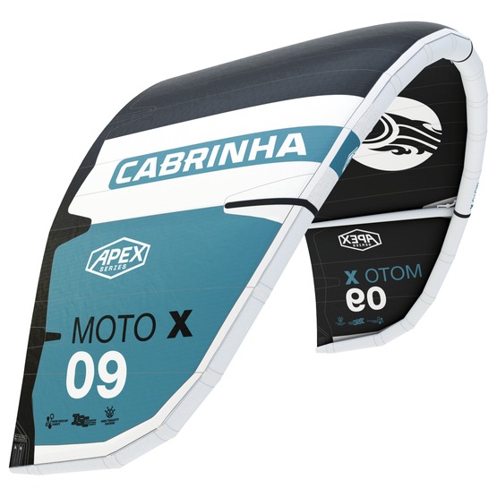 Latawiec kitesurfingowy Cabrinha Moto_X Apex 2024 black / aqua / white