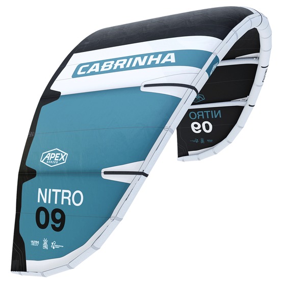 Latawiec kitesurfingowy Cabrinha Nitro Apex 2024 black / aqua / white