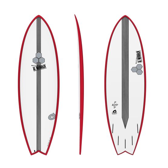 CHANNEL ISLANDS Surfboard X-lite Pod Mod Red