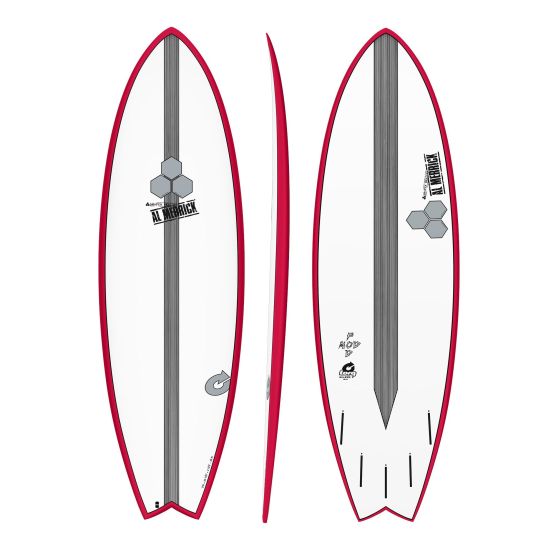 CHANNEL ISLANDS Surfboard X-lite2 PodMod Red