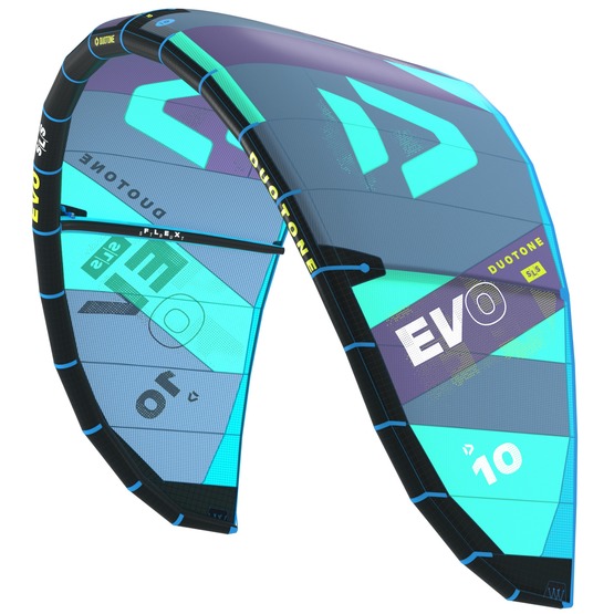 Latawiec kitesurfingowy Duotone Evo SLS 2024 blue/mint