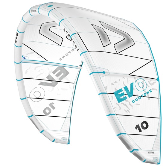 Latawiec kitesurfingowy Duotone Evo Concept Blue 2024 undyed-white