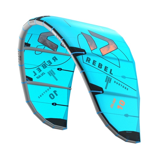 Kite Duotone Rebel D/LAB 2026 turquoise/grey