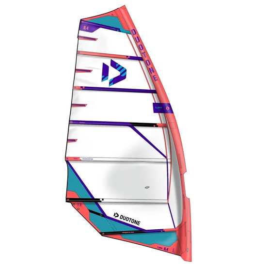 Żagiel do windsurfingu Duotone S_Pace 2024 white/turquiose
