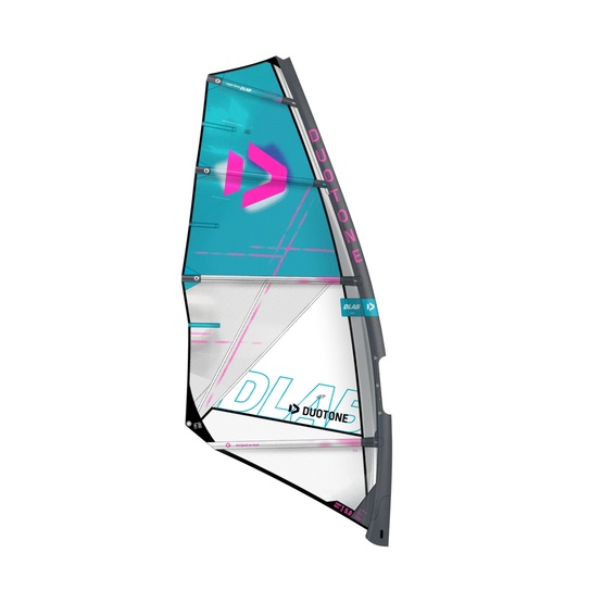Windsurf sail Duotone Super_Hero D/LAB 2026 turquoise/white